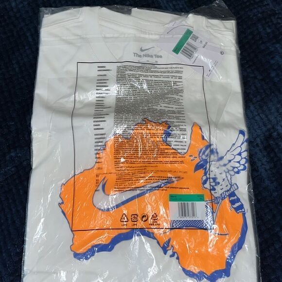 New Nike White Australian AO Open 2024 collector Tennis Aussie T shirt XL - Picture 4 of 6